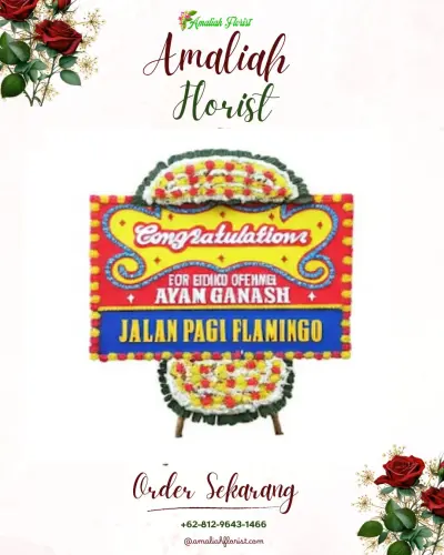 Bunga Papan Congratulation di Bantargebang